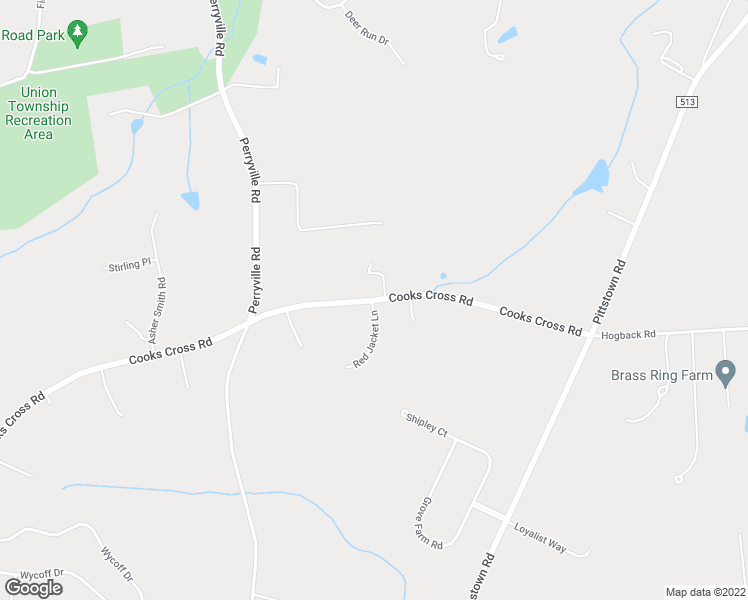 map of restaurants, bars, coffee shops, grocery stores, and more near 14 Cooks Cross Road in Union Township