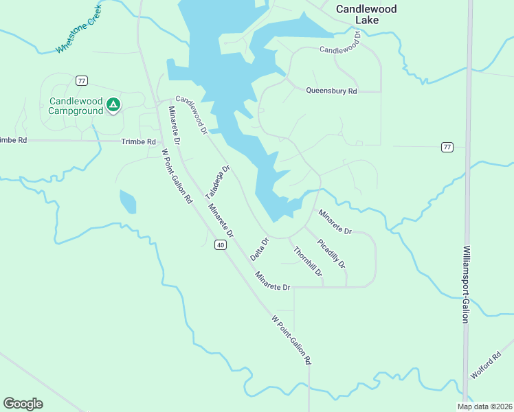 map of restaurants, bars, coffee shops, grocery stores, and more near 11 Candlewood Drive in Mount Gilead