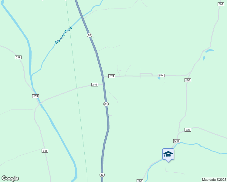 map of restaurants, bars, coffee shops, grocery stores, and more near 7056 Ohio 83 in Holmesville