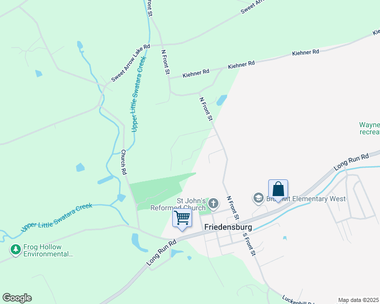 map of restaurants, bars, coffee shops, grocery stores, and more near 81 North Front Street in Schuylkill Haven