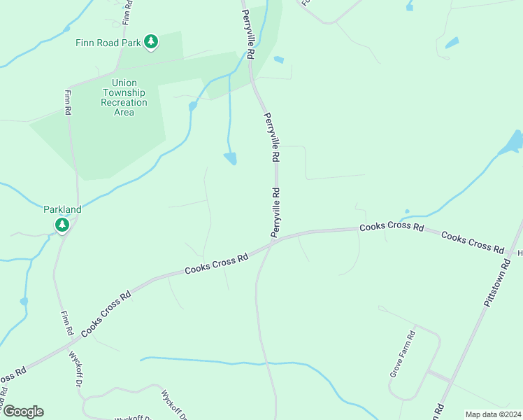 map of restaurants, bars, coffee shops, grocery stores, and more near 61 Perryville Road in Union Township