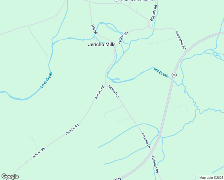 map of restaurants, bars, coffee shops, grocery stores, and more near 551 Orchard Lane in Mifflintown