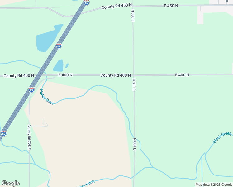 map of restaurants, bars, coffee shops, grocery stores, and more near 3801 North 800 East in Van Buren
