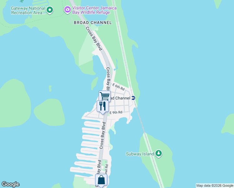 map of restaurants, bars, coffee shops, grocery stores, and more near 107 Noel Road in Queens