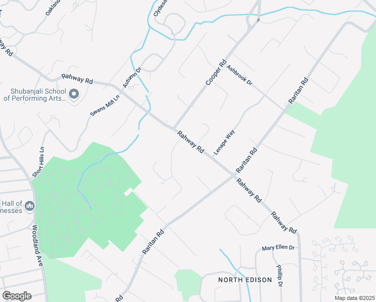 map of restaurants, bars, coffee shops, grocery stores, and more near 1530 Rahway Road in Scotch Plains