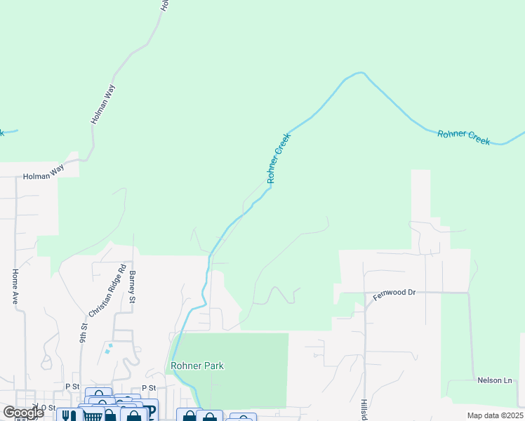 map of restaurants, bars, coffee shops, grocery stores, and more near 1785 Carson Woods Road in Fortuna