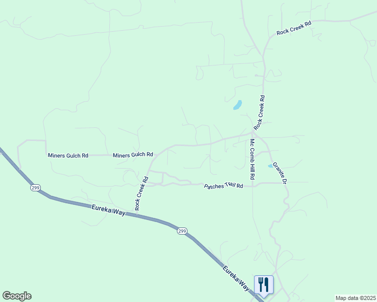 map of restaurants, bars, coffee shops, grocery stores, and more near 15154 Nova Scotia Ln in Shasta