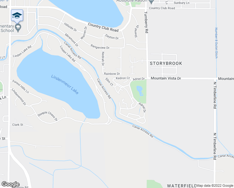 map of restaurants, bars, coffee shops, grocery stores, and more near 1913 Kedron Circle in Fort Collins