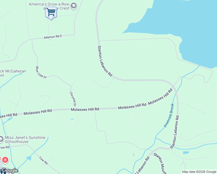 map of restaurants, bars, coffee shops, grocery stores, and more near 1 Fawn Ridge Road in Lebanon