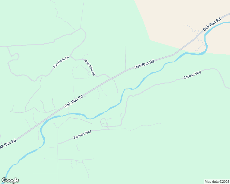 map of restaurants, bars, coffee shops, grocery stores, and more near 10939 Oak Run Road in Oak Run