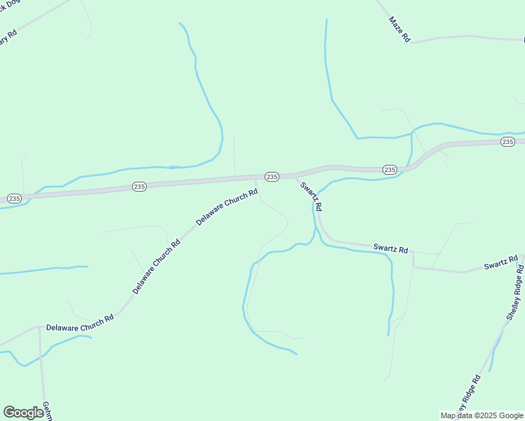 map of restaurants, bars, coffee shops, grocery stores, and more near 26 Guyer Road in Thompsontown