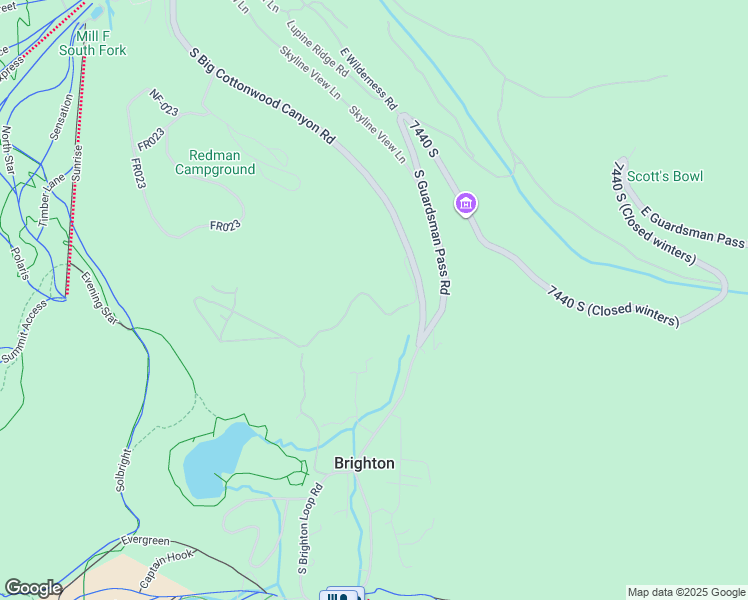 map of restaurants, bars, coffee shops, grocery stores, and more near 12423 East Camp Tuttle Road in Salt Lake City