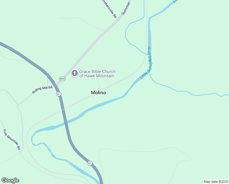 map of restaurants, bars, coffee shops, grocery stores, and more near 82 Happy Valley Road in Orwigsburg