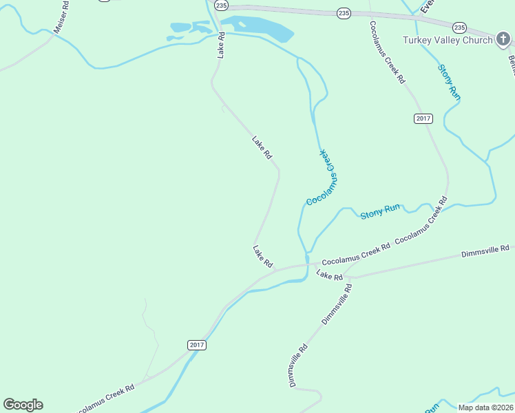 map of restaurants, bars, coffee shops, grocery stores, and more near 417 Lake Road in Millerstown