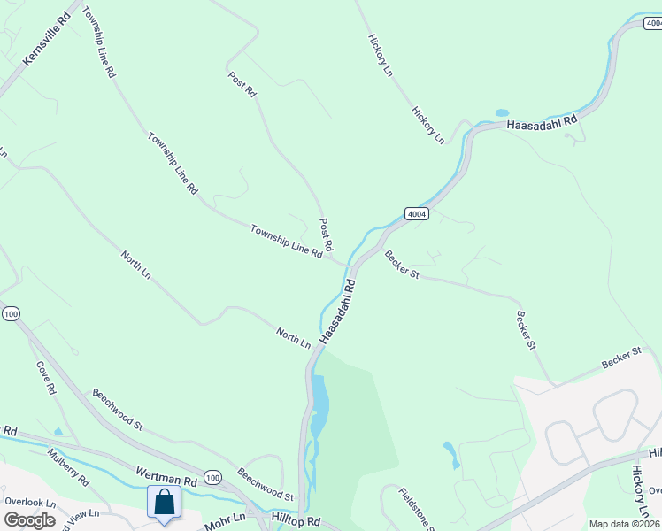 map of restaurants, bars, coffee shops, grocery stores, and more near 2312 Township Line Road in Lehigh County