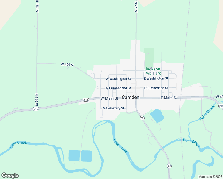 map of restaurants, bars, coffee shops, grocery stores, and more near 342 West Cumberland Street in Camden