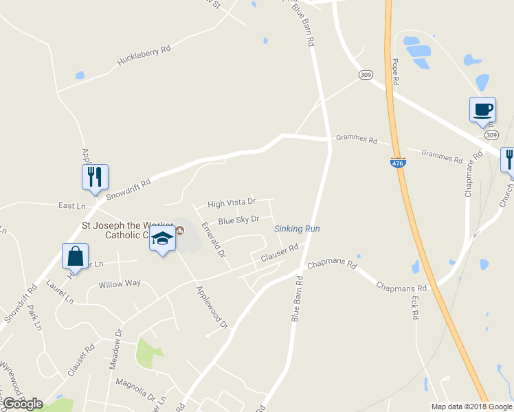 map of restaurants, bars, coffee shops, grocery stores, and more near 5216 High Vista Drive in Orefield