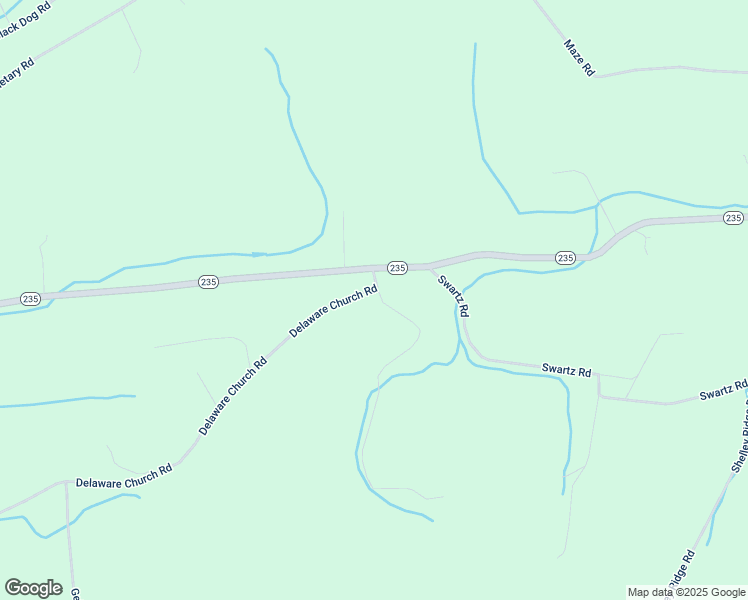 map of restaurants, bars, coffee shops, grocery stores, and more near 26 Guyer Road in Thompsontown
