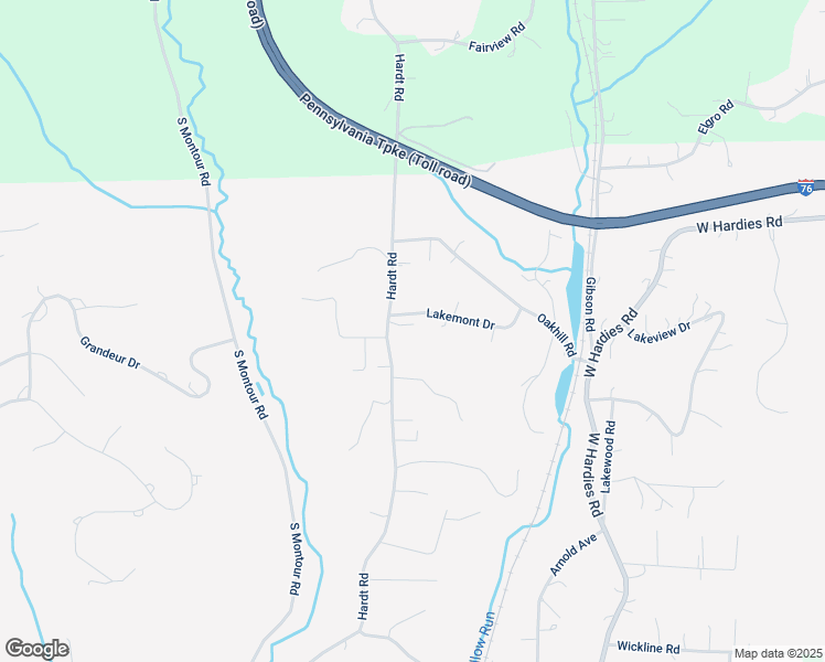 map of restaurants, bars, coffee shops, grocery stores, and more near 5112 Hardt Road in Gibsonia
