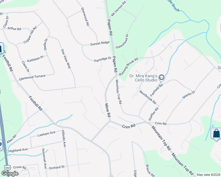 map of restaurants, bars, coffee shops, grocery stores, and more near 808 Mine Road in Bridgewater