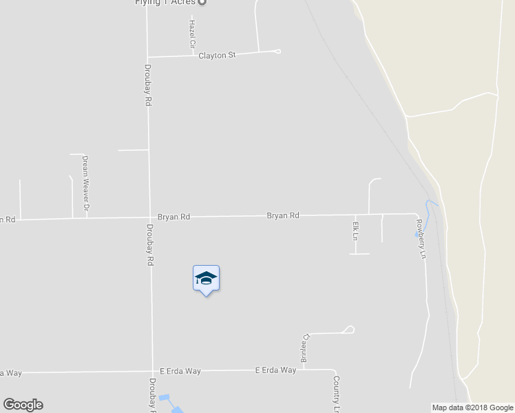 map of restaurants, bars, coffee shops, grocery stores, and more near 1467 Bryan Road in Erda
