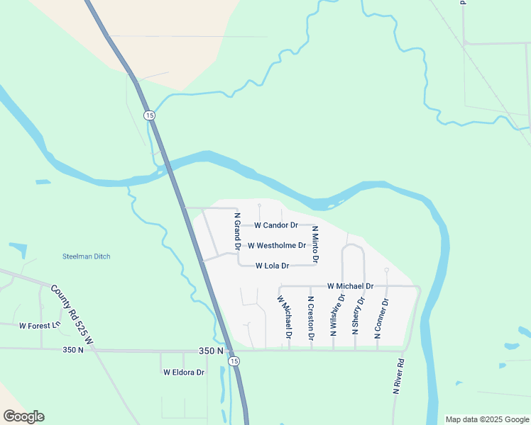 map of restaurants, bars, coffee shops, grocery stores, and more near 4417 North Lila Court in Marion