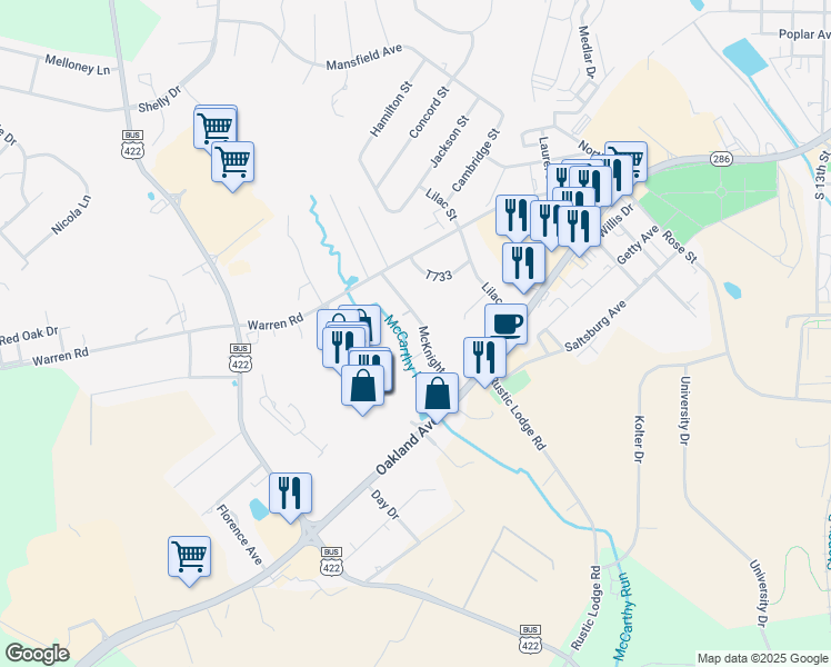 924 McKnight Road, Indiana PA Walk Score