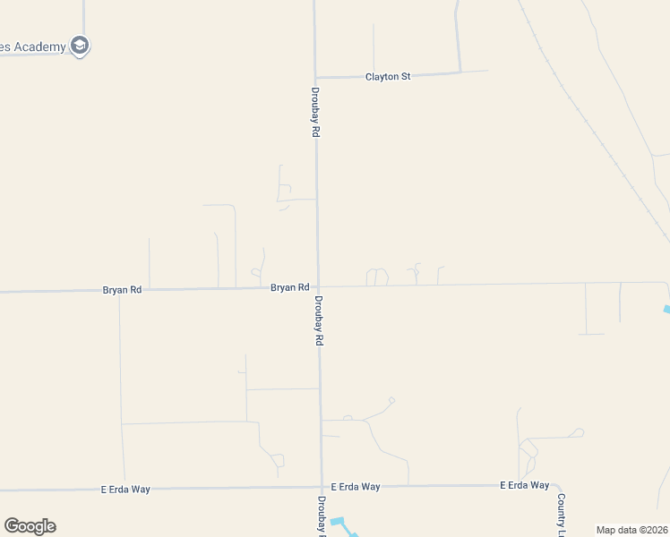 map of restaurants, bars, coffee shops, grocery stores, and more near 4442 Droubay Road in Erda