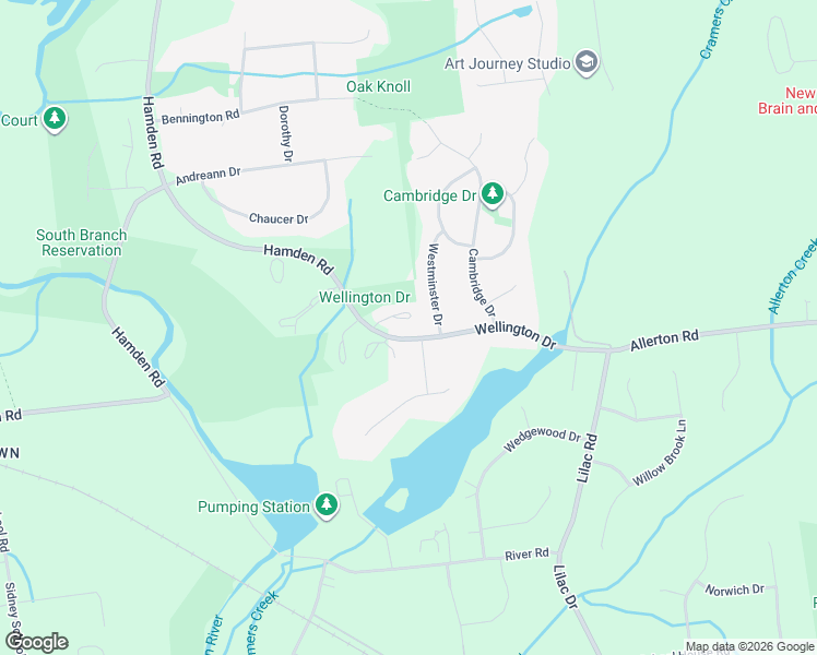 map of restaurants, bars, coffee shops, grocery stores, and more near 3 Westminster Drive in Hunterdon County