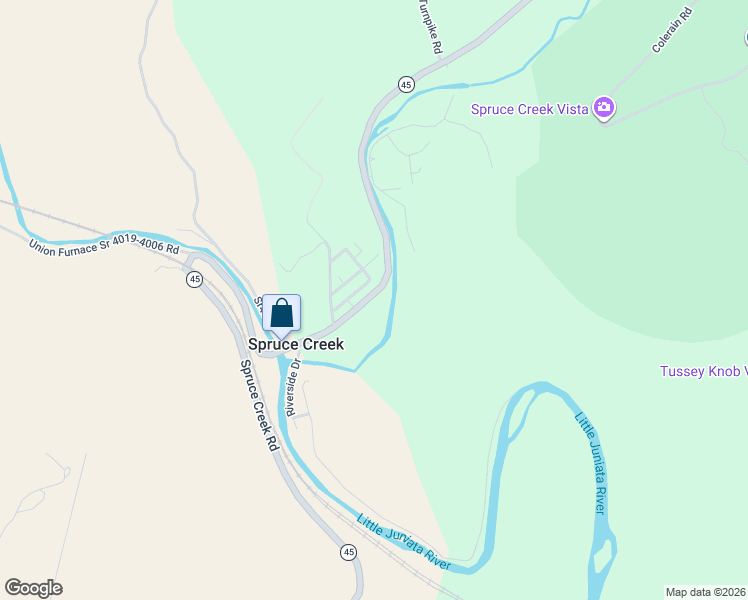 map of restaurants, bars, coffee shops, grocery stores, and more near 4843 Spruce Creek Road in Spruce Creek