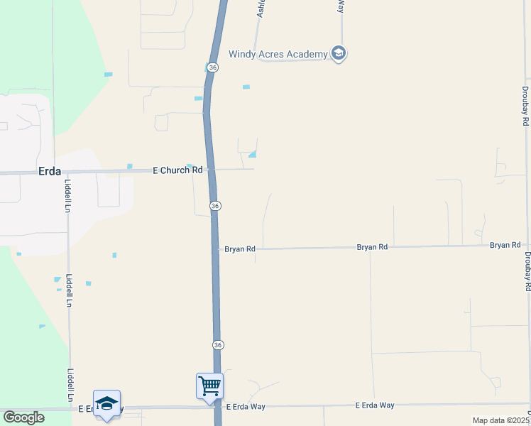 map of restaurants, bars, coffee shops, grocery stores, and more near 4436 Skyline Circle in Erda