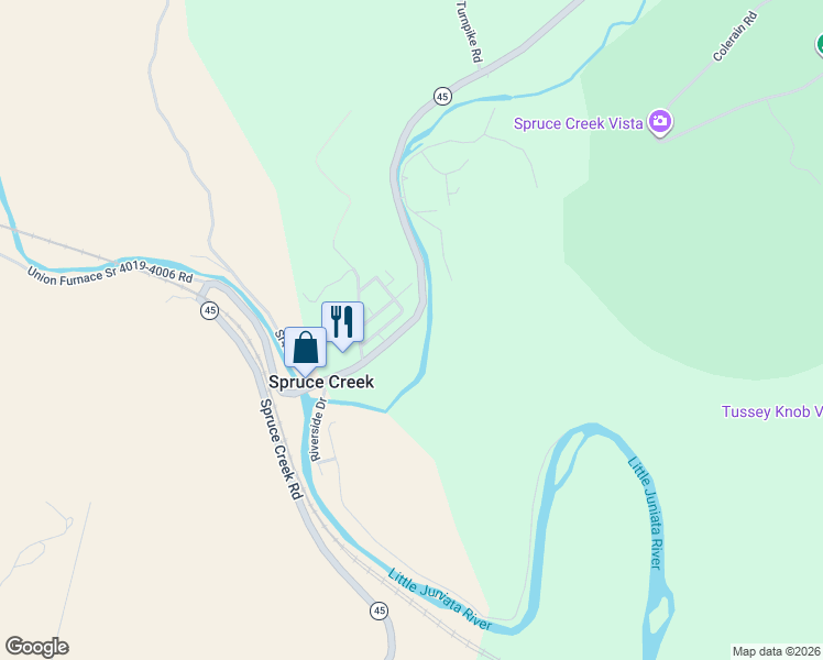 map of restaurants, bars, coffee shops, grocery stores, and more near 4843 Spruce Creek Rd in Spruce Creek