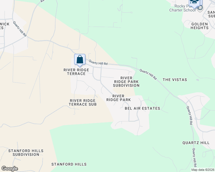 map of restaurants, bars, coffee shops, grocery stores, and more near 1297 River Ridge Drive in Redding