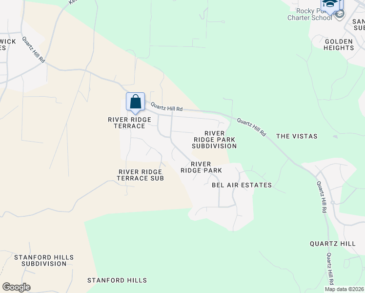 map of restaurants, bars, coffee shops, grocery stores, and more near 1297 River Ridge Drive in Redding