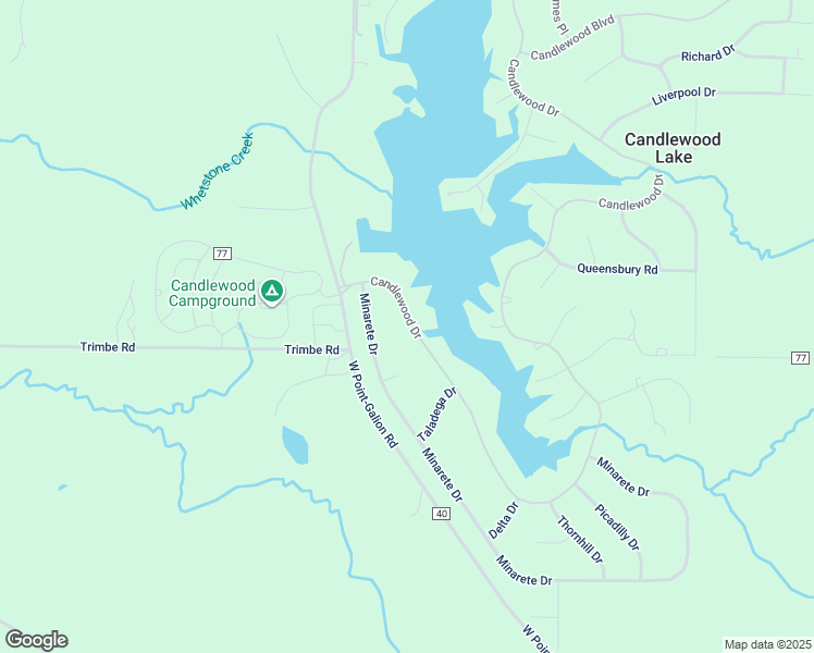 map of restaurants, bars, coffee shops, grocery stores, and more near 60 Candlewood Drive in Mount Gilead