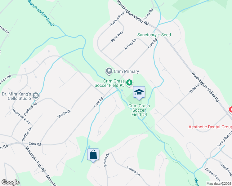 map of restaurants, bars, coffee shops, grocery stores, and more near 1629 Southbrook Drive in Bridgewater Township