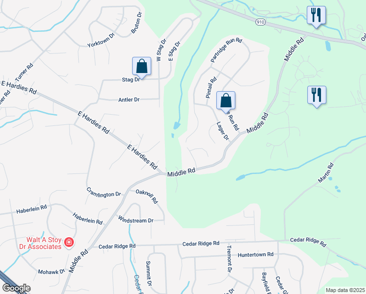 map of restaurants, bars, coffee shops, grocery stores, and more near 213 Lawrence Court in Gibsonia