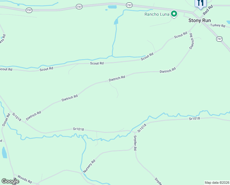 map of restaurants, bars, coffee shops, grocery stores, and more near 220 Dietrich Road in Kempton