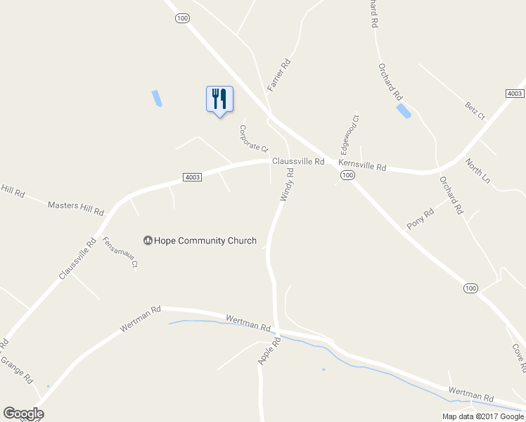 map of restaurants, bars, coffee shops, grocery stores, and more near 2752 Windy Road in Lehigh County