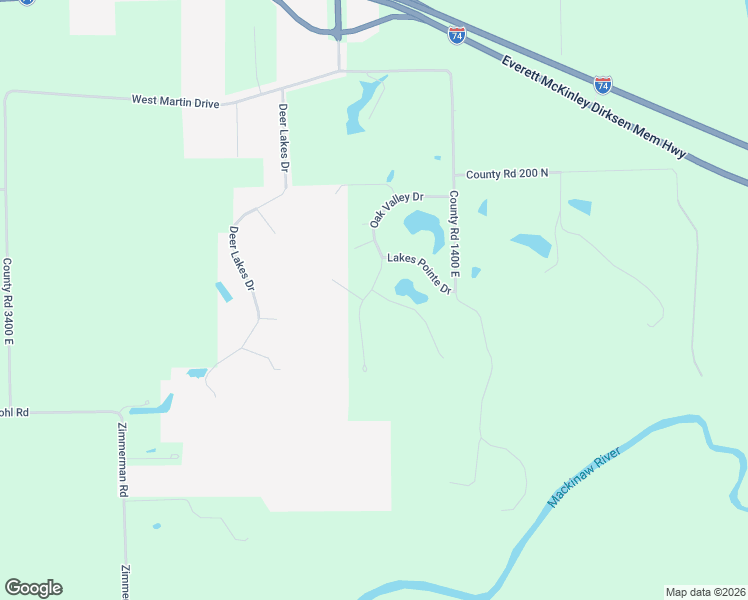 map of restaurants, bars, coffee shops, grocery stores, and more near 323 Hickory Turn in Deer Creek