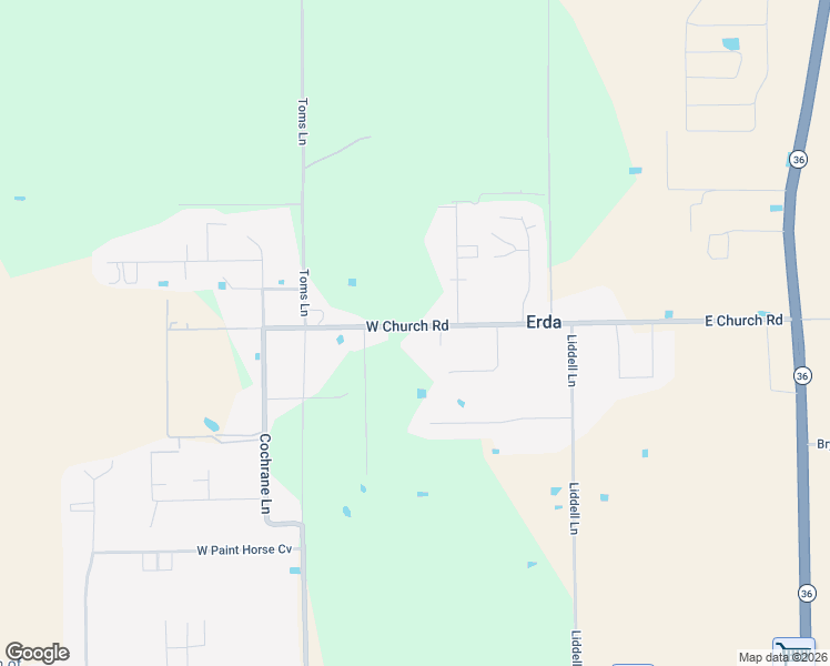 map of restaurants, bars, coffee shops, grocery stores, and more near 379 West Church Road in Erda