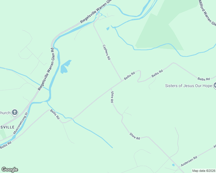 map of restaurants, bars, coffee shops, grocery stores, and more near 223 Bellis Road in Milford