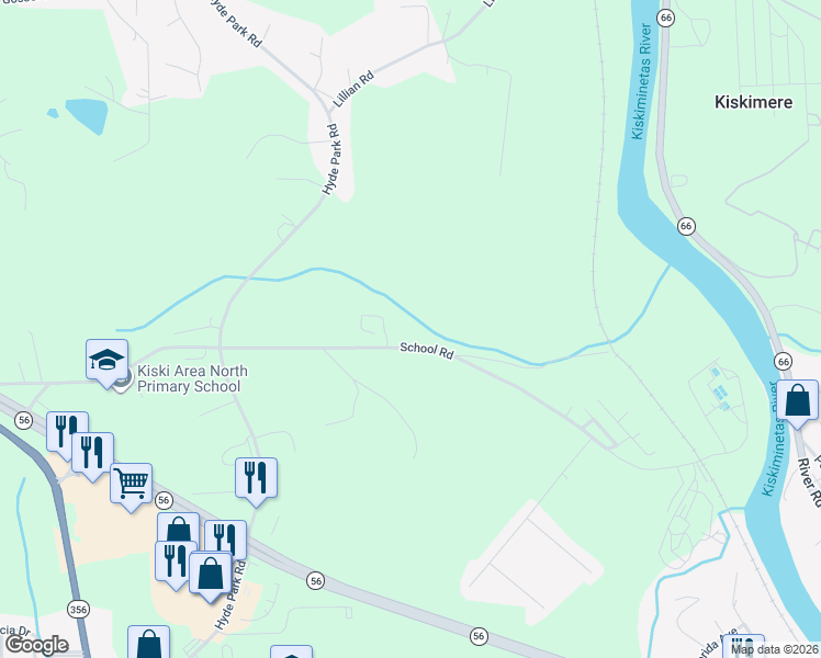 map of restaurants, bars, coffee shops, grocery stores, and more near 1169-1221 School Road in Leechburg