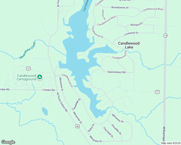 map of restaurants, bars, coffee shops, grocery stores, and more near 148 Candlewood Drive in Mount Gilead