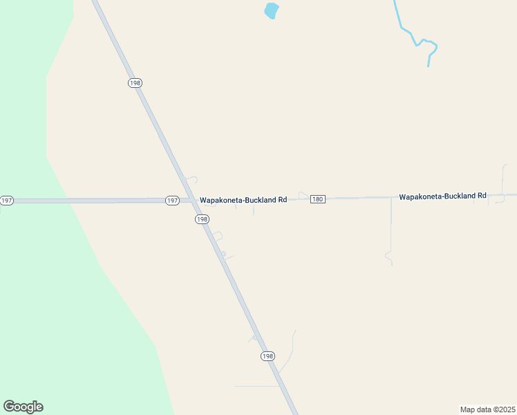 map of restaurants, bars, coffee shops, grocery stores, and more near 12032 Wapakoneta-Buckland Road in Wapakoneta