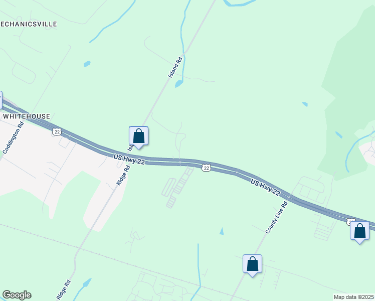 map of restaurants, bars, coffee shops, grocery stores, and more near 3544 U.S. 22 in Somerville