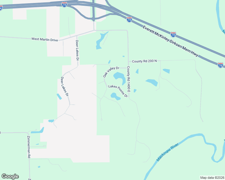 map of restaurants, bars, coffee shops, grocery stores, and more near 323 Hickory Turn in Deer Creek