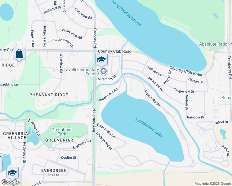 map of restaurants, bars, coffee shops, grocery stores, and more near 2010 Linden Lake Road in Fort Collins