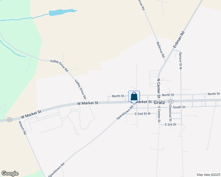 map of restaurants, bars, coffee shops, grocery stores, and more near 403 West Market Street in Lykens