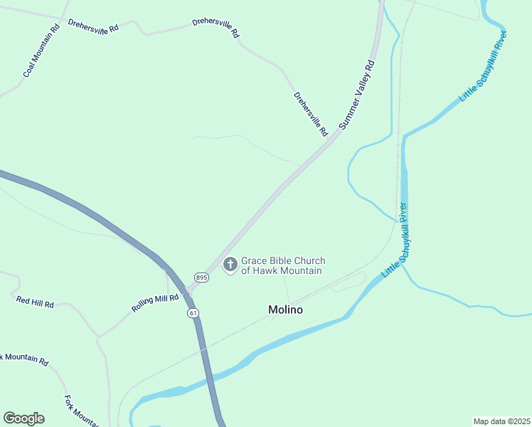 map of restaurants, bars, coffee shops, grocery stores, and more near 70 Summer Valley Road in Orwigsburg